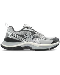 EA7 - Sportschoenen Met Logo - Lyst
