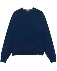 Colmar - Truien & Vesten ,Blauw ,Katoen Lichtgewicht Trui Met Ronde Hals - Lyst
