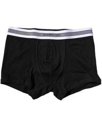 Dolce & Gabbana - Black Cotton Stretch Regular Boxer Underwear - Lyst