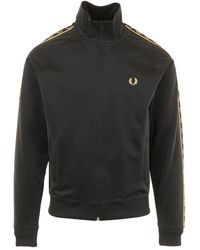 Fred Perry - Contrast Tape Track Jacket - Lyst