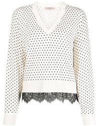 Twinset - V-Neck Knitwear - Lyst