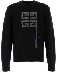 Givenchy - Zwarte Wollen Trui - Lyst