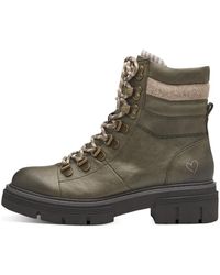 Marco Tozzi - Grüne stiefeletten - Lyst
