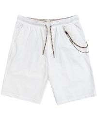 Gianni Lupo - Casual Stretch Chino Shorts Mit Kordelzug - Lyst