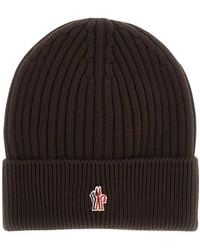 Moncler - Grenoble Ribbel Muts - Lyst