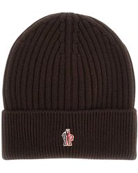 Moncler - Grenoble Rippstrick-Mütze - Lyst