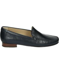 Sioux - Schoenen ,Blauw ,Leer Blauwe Instappers Met Rubberen Zool - Lyst