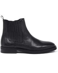 Baldinini - Tumbled Leather Ankle Boot - Lyst