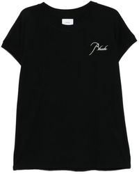 Rhude - Tops ,Zwart ,Katoen T-Shirts En Polo's Zwart - Lyst