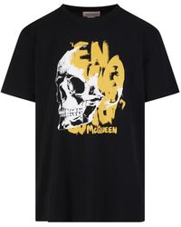 Alexander McQueen Shirts - - Heren - Zwart