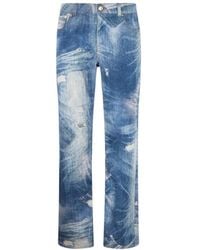 Roberto Cavalli - Straight Fit Jeans - Lyst