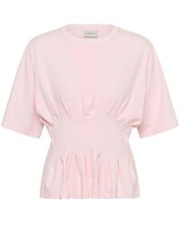 Gestuz - Tops ,Roze ,Katoen Gzinez Tee - Lyst