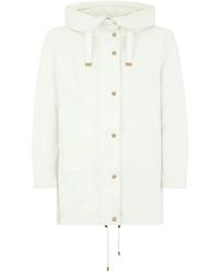 Moorer - Jassen ,Wit ,Polyester Jaclyn Short Coat - Lyst