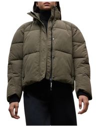 Ecoalf - Jassen ,Groen ,Leer Mairos Jacket - Lyst