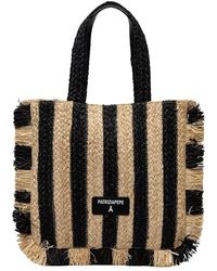 Patrizia Pepe - Chice Boho Strandtasche Mit Fransen - Lyst