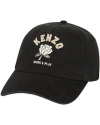 KENZO - Work And Play Trucker Cap - Lyst