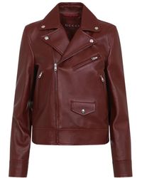 Gucci - Leather Jackets - Lyst
