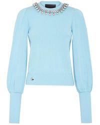 Philipp Plein - Round-Neck Knitwear - Lyst