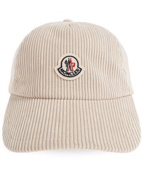 Moncler - Cord-Baseballkappe - Lyst