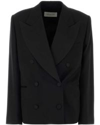 Dries Van Noten - Jassen ,Zwart ,Wol Bosea Cropped Jas - Lyst
