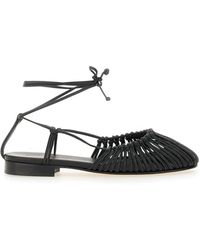 Hereu - Schoenen ,Zwart ,Leer Mantera Sandal - Lyst