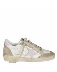 Golden Goose - Nappa Suede Ballstar Sneakers - Lyst