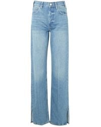 Anine Bing - Jeans roy denim con aberturas laterales - Lyst