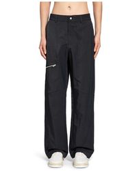 Represent - Broeken ,Zwart ,Nylon Zwarte Nylon Werkbroek - Lyst