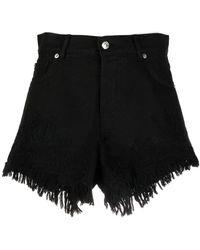 Ermanno Scervino Denim Shorts - - Dames - Zwart