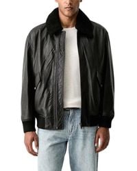 BOSS - Leather Jackets - Lyst