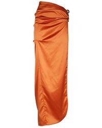 Gcds - Elegante Zijdelingse Split Lange Rok - Lyst