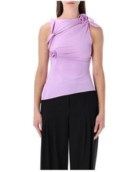 Coperni - Tops ,Paars ,Flower Top - Lyst