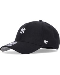 '47 - Accessoires ,Zwart ,Wol Base Runner Mvp Neyyan Pet Met Gebogen Klep - Lyst