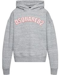 DSquared² - Hoodie Met Geborduurd Logo - Lyst