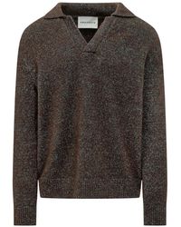 Amaranto - V-Neck Knitwear - Lyst