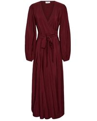 Kaffe - Kleedjes ,Bruin ,Maxi-Jurk - Lyst