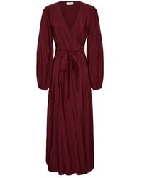 Kaffe - Kleedjes ,Bruin ,Maxi-Jurk - Lyst