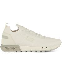 EA7 - Sneakers training in tessuto stretch - Lyst