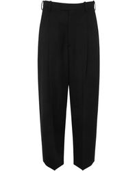 Marni - Pantalones anchos negros elegantes - Lyst
