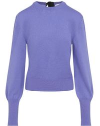 Lanvin - Round-Neck Knitwear - Lyst