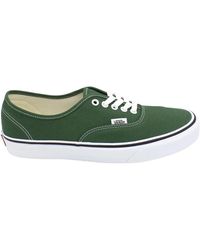 Vans - Schoenen ,Groen ,Canvas Veters Rubberen Zool Sneakers - Lyst