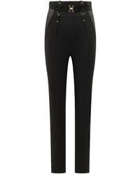 Elisabetta Franchi - Slim-Fit Trousers - Lyst