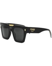 Fendi - Gafas de sol cuadradas - diseño elegante - Lyst