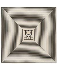 TOTEME - Zijden Monogram Sjaal - Lyst