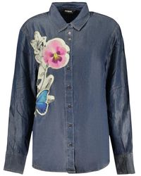 Desigual - Denim Shirts - Lyst