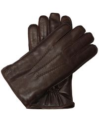 Kazar - Accessoires ,Bruin ,Leer Donkerbruine Handschoenen Met Touchscreen-Functionaliteit - Lyst