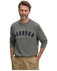 Barbour - Essential Prep Logo Crew Sweatshirt - Lyst