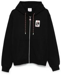 CASABLANCA - "Sunset Valley" Rubber Patch Zip Through Hoodie Clothing - Lyst