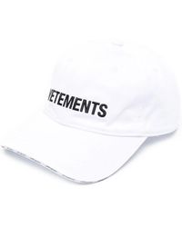 Vetements - Uni Accessories Hats Caps White Ss23 - Lyst