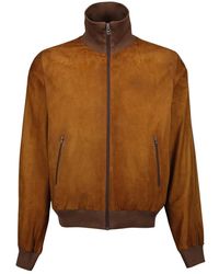 Prada - Leather Jackets - Lyst